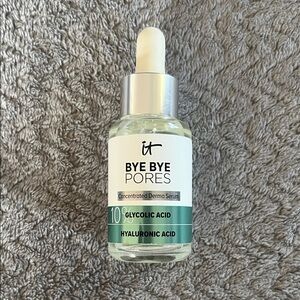 💋3/$10💋IT Cosmetics Bye Bye Pores 10% Hyaluronic & Glycolic Acid Serum 1oz